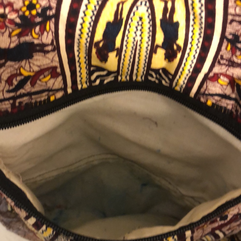 Handmade African Print Backpack - Picture 3 of 5